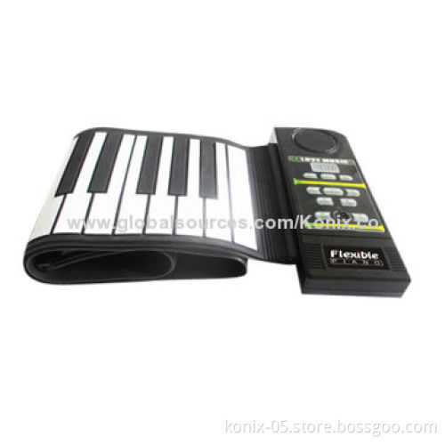 Hot Sale 61 Keys Roll Up Piano with Soft Keyboard